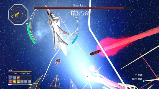 画像ギャラリー No.012のサムネイル画像 / 宇宙空間で戦闘機を操縦するローグライクアクション「WARHEAD CIRCUS」,Steamでリリース。発売記念の15%オフセールを開催中