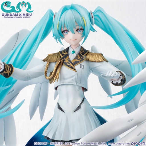 画像ギャラリー No.004のサムネイル画像 / ウイングガンダムゼロ EWモチーフの初音ミクフィギュアが登場。天使の翼が映える1/7スケールフィギュア
