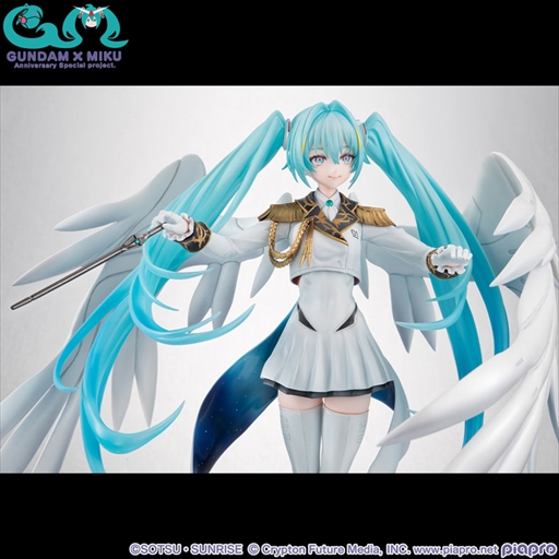 画像ギャラリー No.012のサムネイル画像 / ウイングガンダムゼロ EWモチーフの初音ミクフィギュアが登場。天使の翼が映える1/7スケールフィギュア
