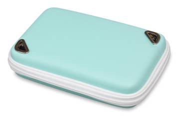 画像ギャラリー No.003のサムネイル画像 / 収納したまま通信状態を確認できる3DS LL用ポーチにミントとピンクが追加