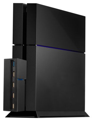 画像集#003のサムネイル/PS4本体の前面に“装着”する仕様の5ポートUSBハブが発売