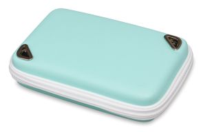 画像集#006のサムネイル/収納したまま「おしらせランプ」を確認できる3DS LL用ポーチに新色「ブルー」