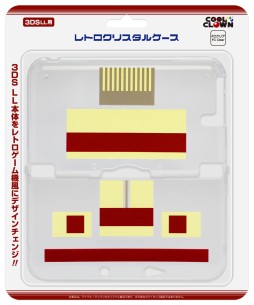 画像集#001のサムネイル/ファミコンを彷彿とさせるデザインの3DS LL用クリアケースが6月3日に発売