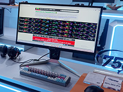 750Hz表示対応で世界最速の座を奪取! HKCのゲーマー向けディスプレイ「ANT257PF」をCOMPUTEXで発見