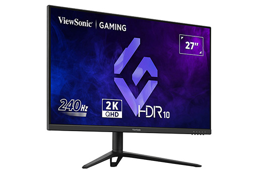 画像ギャラリー No.002のサムネイル画像 / 27型2560×1440ドットで240Hz表示対応の液晶ディスプレイが3万8940円。ViewSonic「VX2728J2-2K-7」がドスパラ専売で発売に