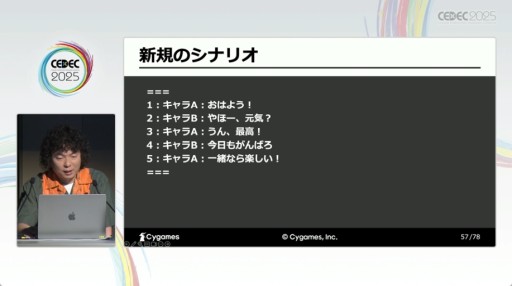 ���������꡼ No.016�Υ���ͥ������ / ���ٸ���Υ����ϡ�¿����ɡ���AI�ˤ����åѡ��ȳ�ȯ�ٱ礬���⤵�줿Cygames�Υ��å�����CEDEC 2025��