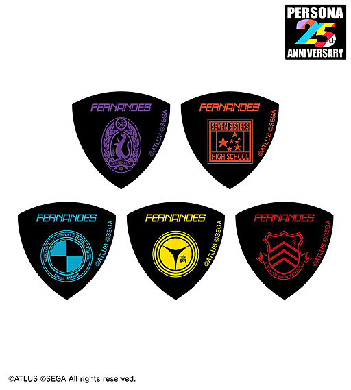 画像ギャラリー No.003のサムネイル画像 / 「ペルソナ」シリーズ×FERNANDESコラボのZO-3ギターとピックセットが登場。ARMA BIANCAで予約を受付中