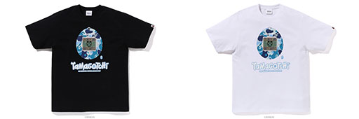 画像ギャラリー No.006のサムネイル画像 / 「たまごっち」とファッションブランド「A BATHING APE」がコラボ。予約受付を10月16日にプレミアムバンダイで開始