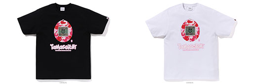 画像ギャラリー No.007のサムネイル画像 / 「たまごっち」とファッションブランド「A BATHING APE」がコラボ。予約受付を10月16日にプレミアムバンダイで開始