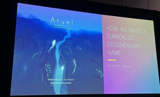 ���������꡼ No.001�Υ���ͥ������ / ��GDC 2024�ϥϥ��ѡ���������δĶ�����򥷥��쥢�ꥹ���ɽ���������롣������ȥ��󥿥ӥ塼�ǹ������줿�ɥ����󥿥꡼�������Atuel��