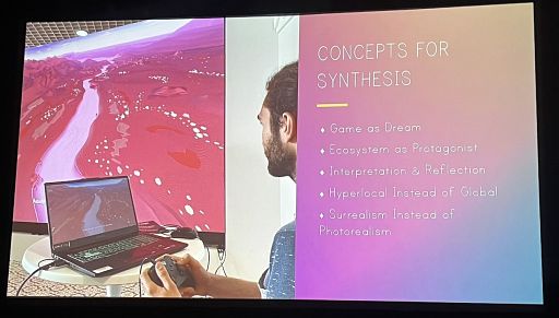 ���������꡼ No.019�Υ���ͥ������ / ��GDC 2024�ϥϥ��ѡ���������δĶ�����򥷥��쥢�ꥹ���ɽ���������롣������ȥ��󥿥ӥ塼�ǹ������줿�ɥ����󥿥꡼�������Atuel��